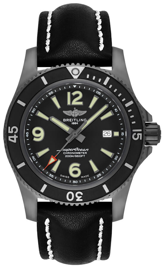 BREITLING Superocean Automatic Black Steel Men'S Watch M17368B71B1X1 1