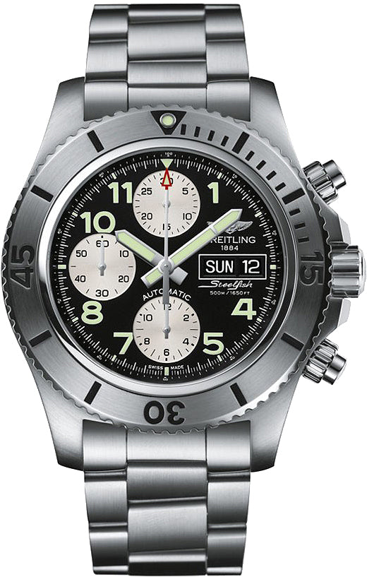 BREITLING Superocean Chronograph Steelfish Men'S Watch A13341C3/Bd19-162A 1