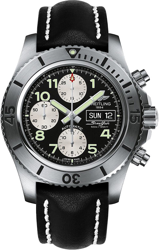 BREITLING Superocean Chronograph Steelfish Luxury Men'S Watch A13341C3/Bd19-435X 1