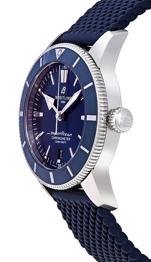 BREITLING Superocean Heritage Ii B20 Automatic 44 Blue Rubber Men'S Watch Ab2030161C1S1 2
