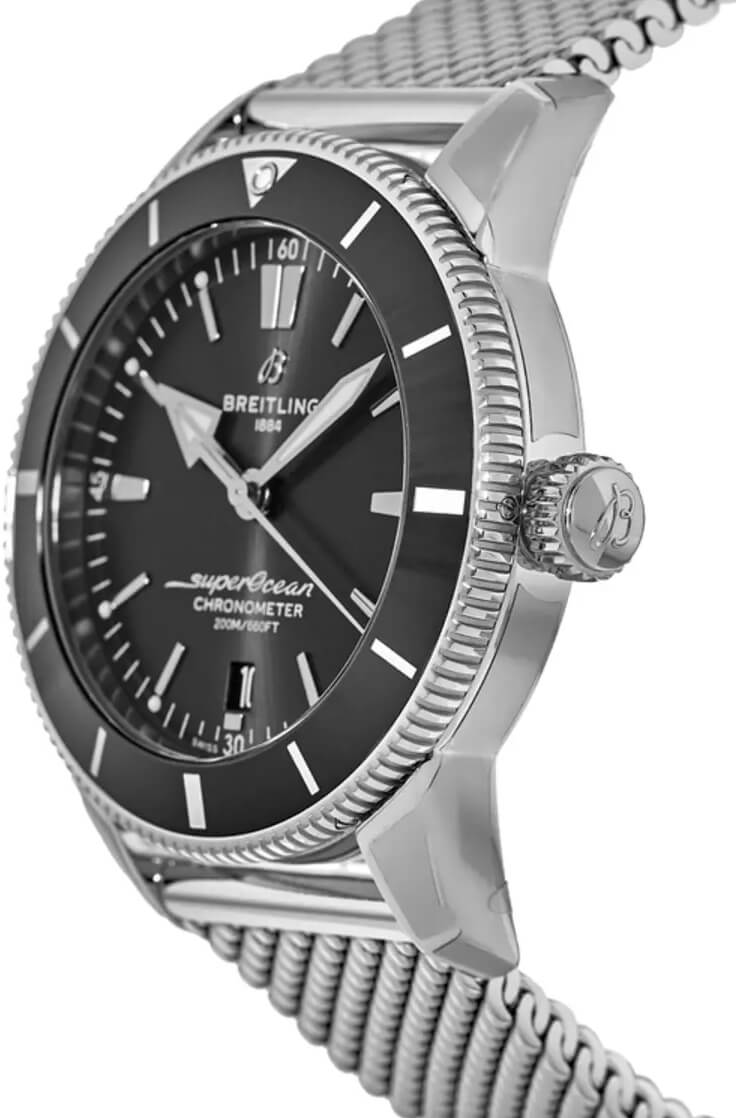 BREITLING Superocean Heritage Ii B20 Automatic 44 Black Dial Steel Case Men'S Watch Ab2030121B1A1 2
