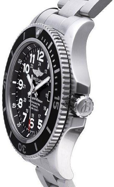 BREITLING Superocean Ii 44 Black Dial Steel Men'S Watch A17392D71B1A1 3