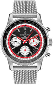BREITLING Navitimer B01 Chronograph 43 Swissair Steel Watch Ab01211B1B1A1 1