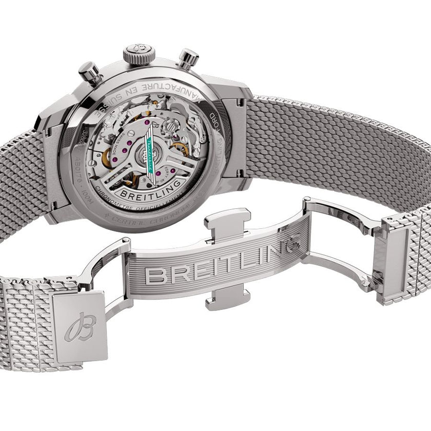 BREITLING Top Time B01 Ford Thunderbird Steel Men'S Watch Ab01766A1A1A1 3