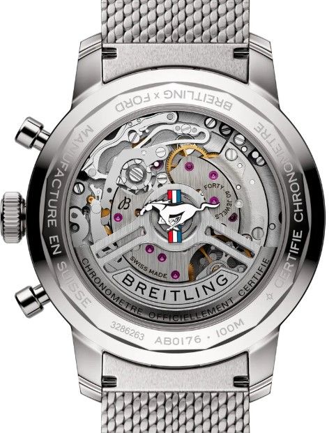 BREITLING Top Time B01 Ford Mustang Automatic Men'S Watch Ab01762A1L1A1 3