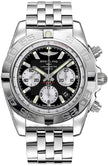 BREITLING Chronomat 44 Black Dial Chronograph Men'S Watch Ab0110121B1A1 1