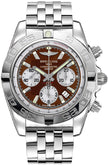 BREITLING Chronomat 44 Brown Dial Men'S Watch Ab011012/Q575-375A 1