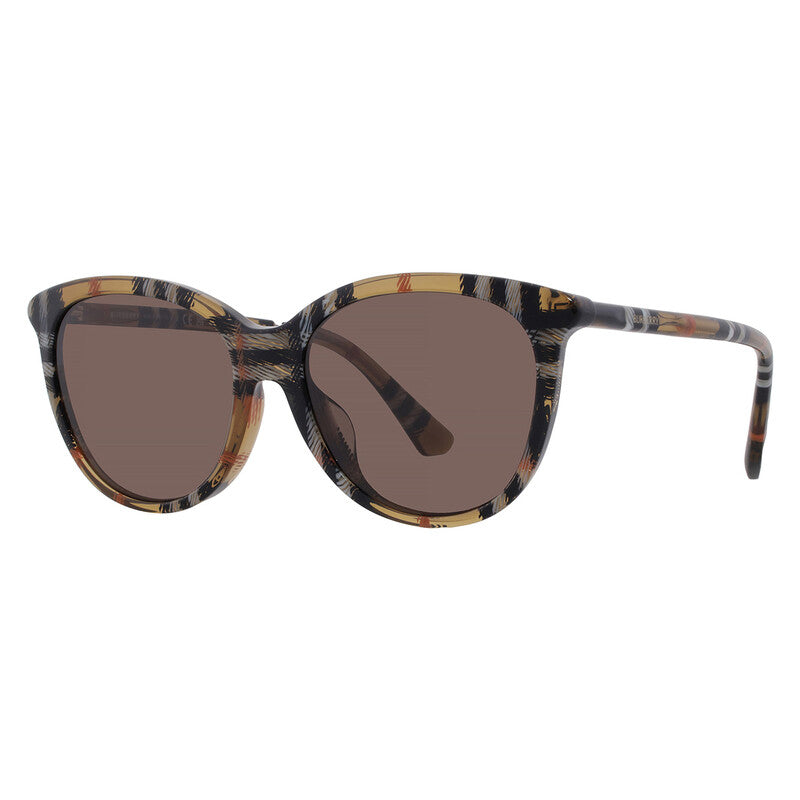 Burberry  Brown Butterfly Ladies Sunglasses  BE4455F 416373 55