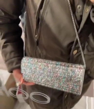 JIMMY CHOO Sweetie  Acrylic Clutch Bag with Chain image 3