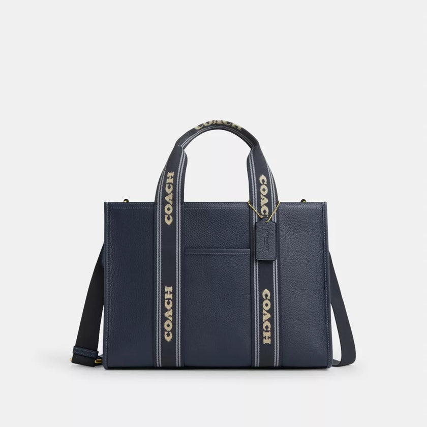 COACH Smith Tote Bag - Gold/Denim Multi image 0