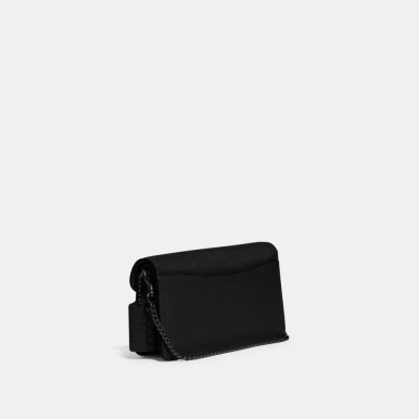 COACH Tabby Chain Clutch - Pewter/Black image 0