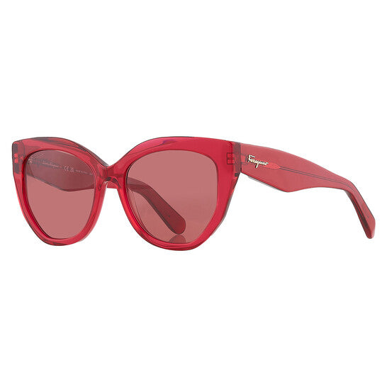 SALVATORE FERRAGAMO Salvatore Pink Cat Eye Unisex Sunglasses (Arriving In Delhi) image 2
