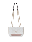 GUESS Gelber Mini Foldover Crossbody - White multi image