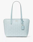 KATE SPADE  Signature Spade Flower Tote - Blue Glow Multi image