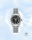 [Store Display] Rolex Datejust Black Diamond Dial Stainless Steel 26 mm