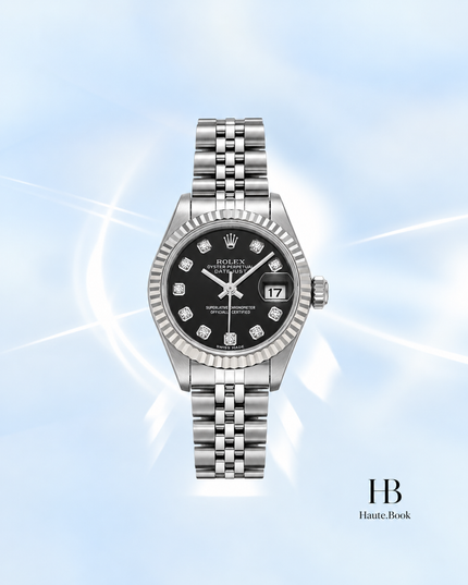 [Store Display] Rolex Datejust Black Diamond Dial Stainless Steel 26 mm