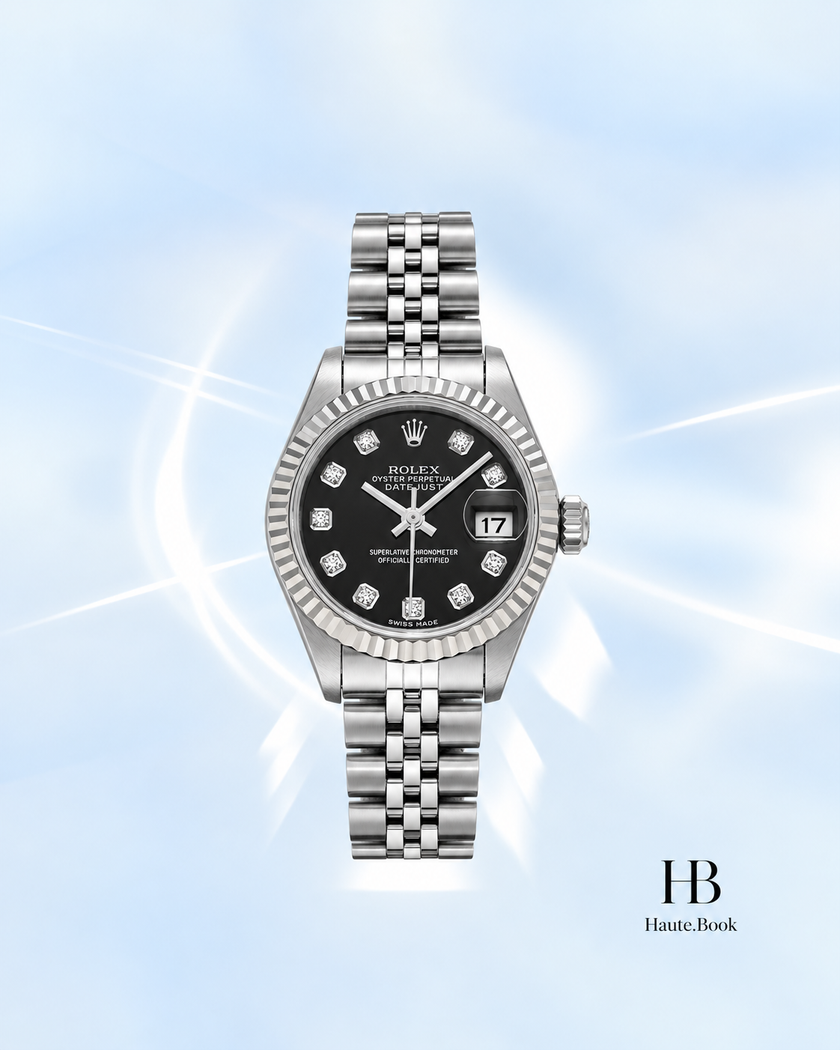 [Store Display] Rolex Datejust Black Diamond Dial Stainless Steel 26 mm