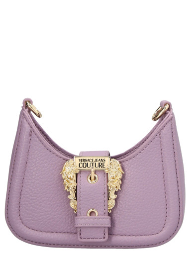 Versace Jeans Couture  Logo Buckled Shoulder Bag - Purple image 1