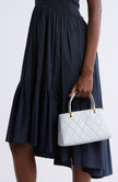 KATE SPADE Carey Small Quilted Sullivan Satchel Bag - Stone Path image 1