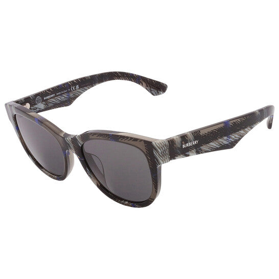 BURBERRY Dark Grey Oval Ladies Sunglasses image 2