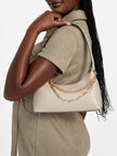 Guess Demelza Shoulder Bag - Beige image 1