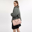 COACH Rowan Satchel Bag With Rose Print image 2