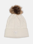 Guess Cable-Knit Beanie - Off-White image 0