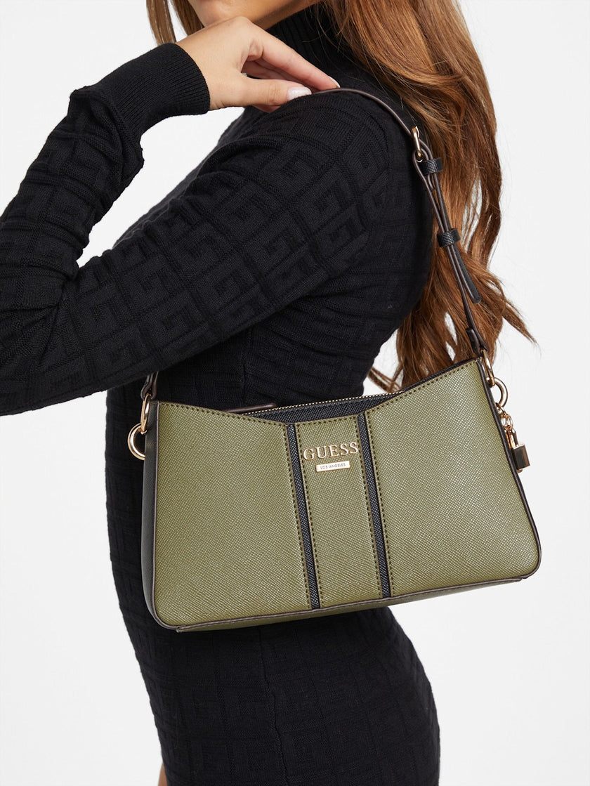 Guess Alesso Shoulder Bag - Green image 1