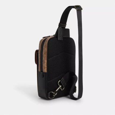 COACH Track Pack In Signature Canvas image 3