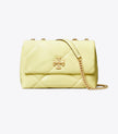 TORY BURCH Kira Diamond Quilt Small Shoulder Bag - Frozen Zest image 1