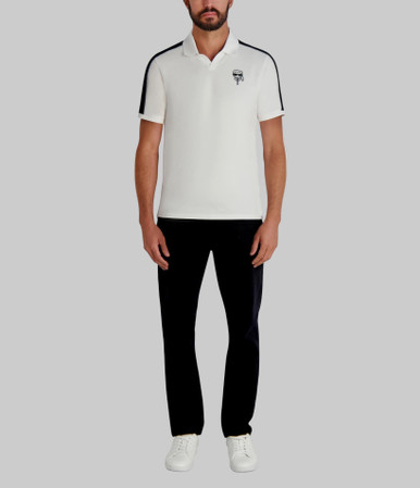 KARL LAGERFELD Jonny Collar Polo With Floating Karl Head image 0