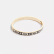 COACH Signature Enamel Hinged Bangle image 0