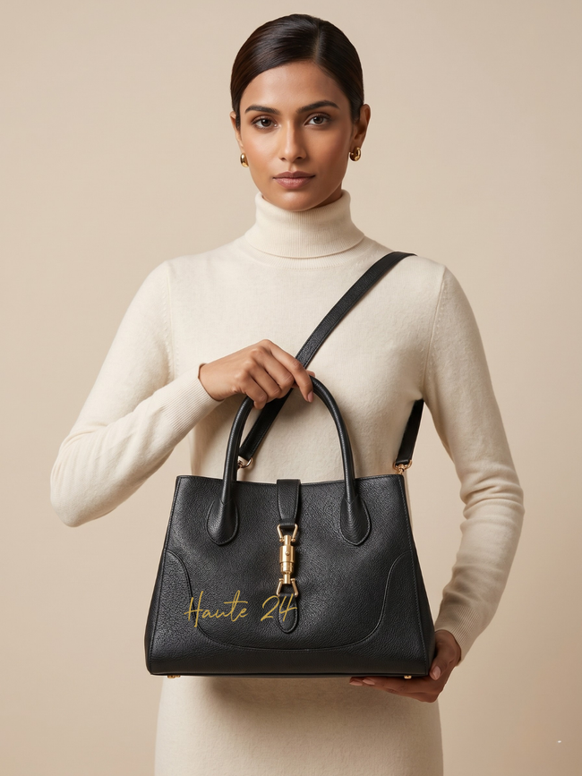 [AT DELHI] GUCCI Jackie Natural Grain Tote image 0
