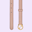 GUCCI Blondie thin Light Pink Leather Belt image 1