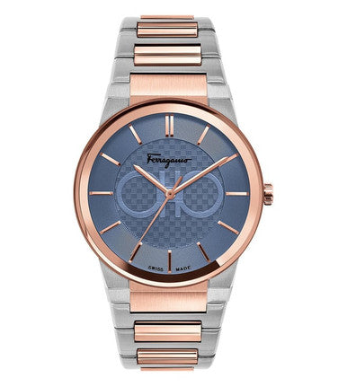 SALVATORE FERRAGAMO Sapphire Blue Dial Men's Watch (Arriving In Delhi) image 0