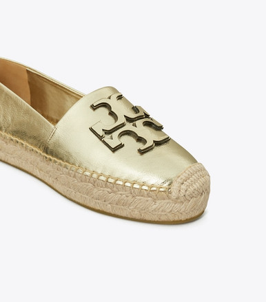TORY BURCH INES PLATFORM ESPADRILLE Spark Gold image 1