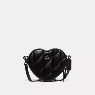 COACH Heart Crossbody Bag With Quilting image 5