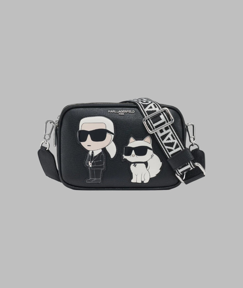 KARL LAGERFELD Maybelle Camera Crossbody - Black image 0