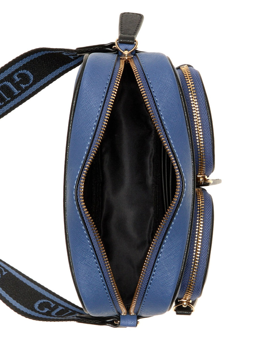 Guess Pennywise Faux-Leather Crossbody Bag - Blue image 2