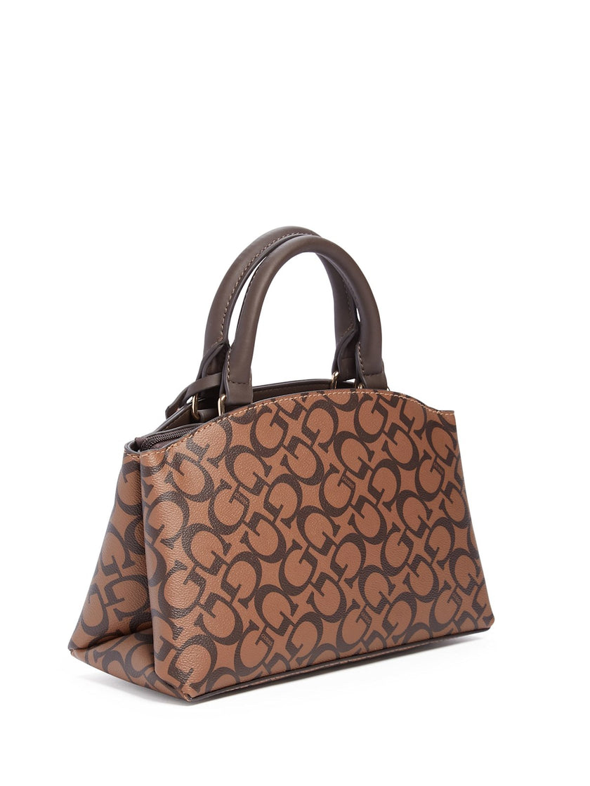Guess Easley Small Satchel - Brown image 1