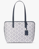 KATE SPADE  Signature Spade Flower Tote - NAVY MULTI image