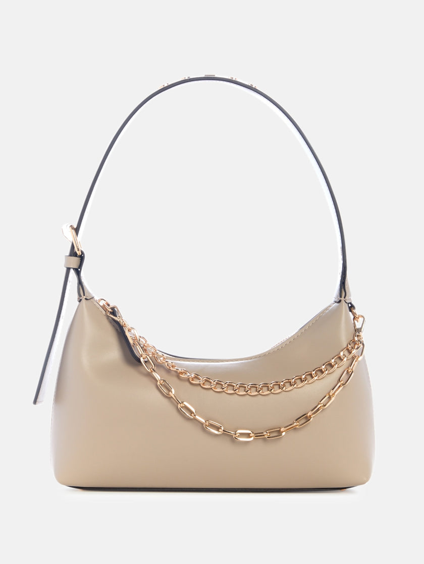 Guess Demelza Shoulder Bag - Beige image 0