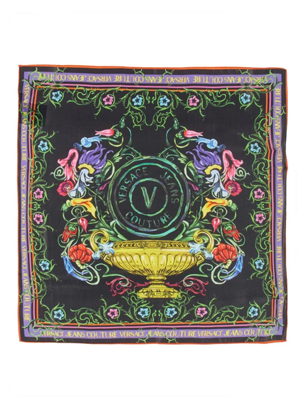 VERSACE  JEANS  Couture Barocco-Printed Finished Edge Scarf - Multicolor image