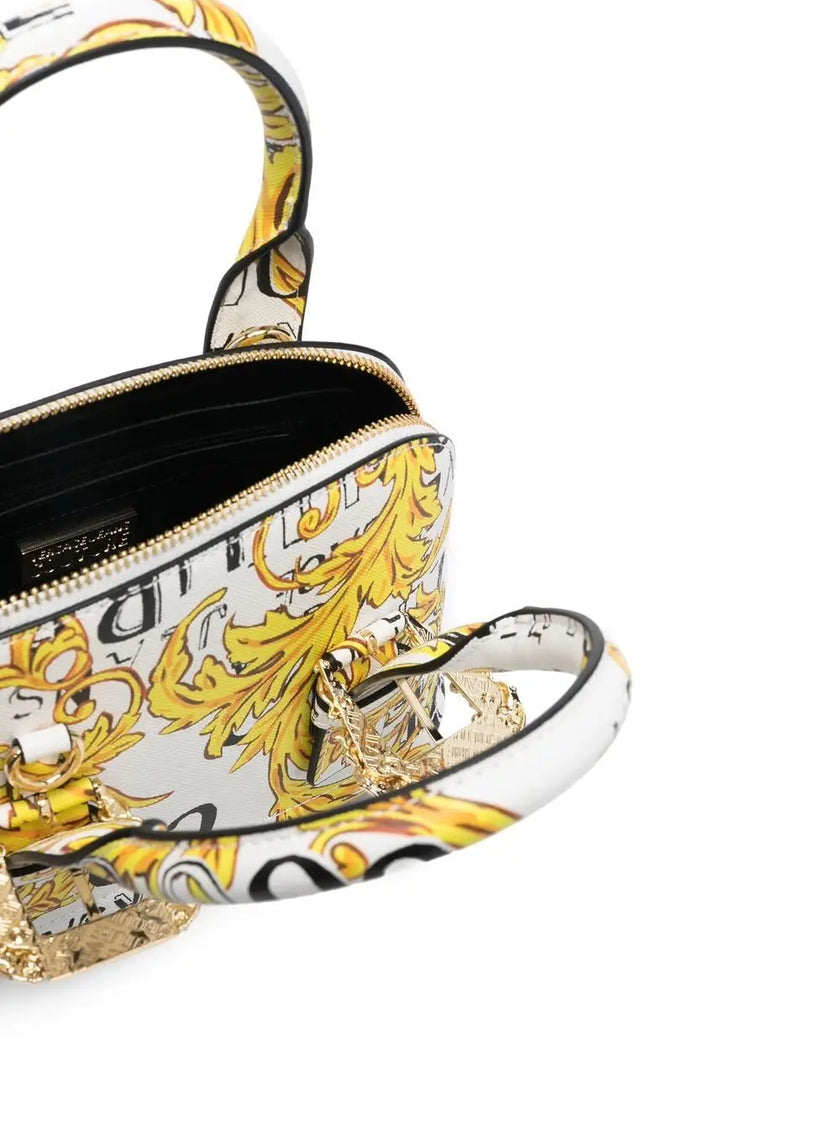 Versace Jeans Couture Barocco-print faux leather mini tote (Arriving In Delhi) image 1