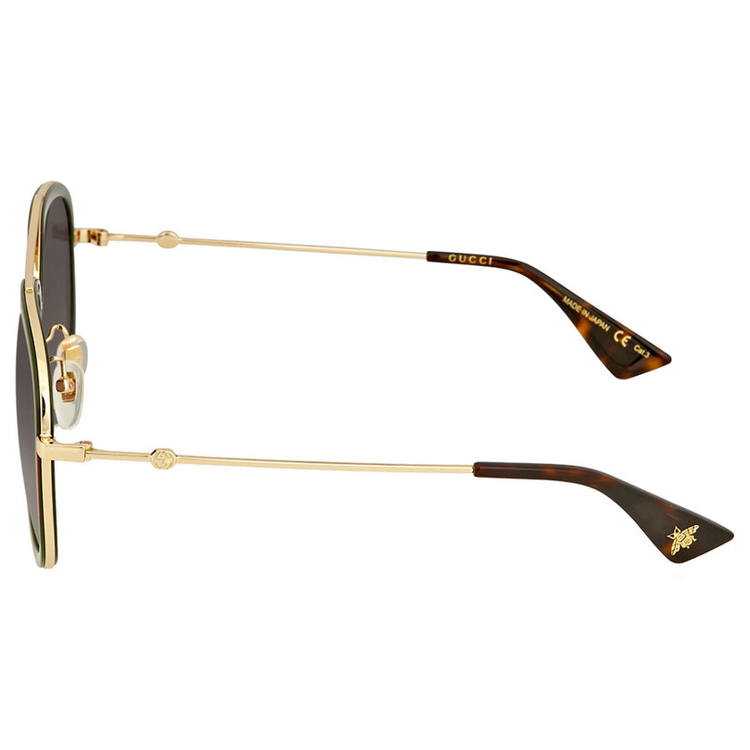 GUCCI Grey Gradient Pilot Unisex Sunglasses image 2