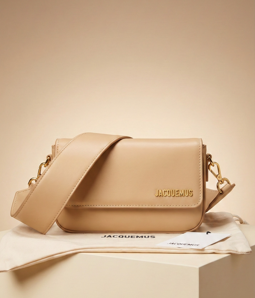 [AT DELHI] JACQUEMUS Le Carinu Leather Shoulder Bag image 0