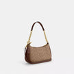 COACH Teri Shoulder Bag In Signature Canvas Gold/Tan/Brown image 1