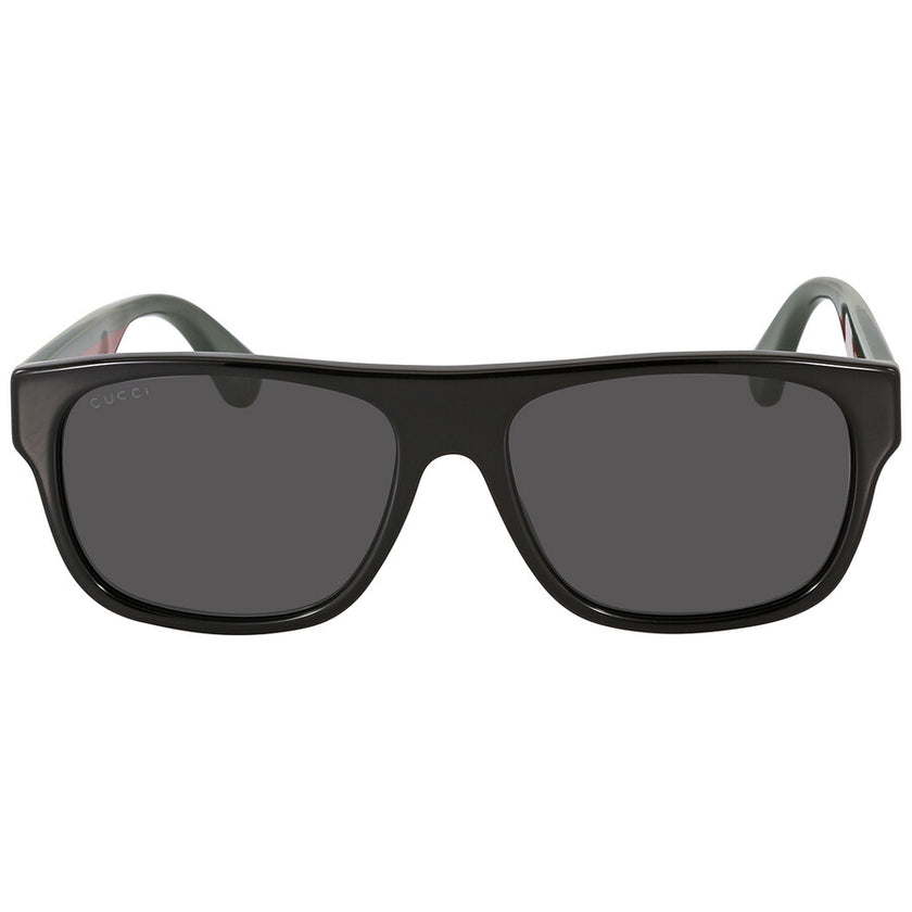 Gucci Grey Square Men's Sunglasses image 1