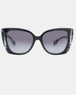 BURBERRY Meryl Grey Gradient Butterfly Ladies Sunglasses ( Arriving In Delhi ) image 0