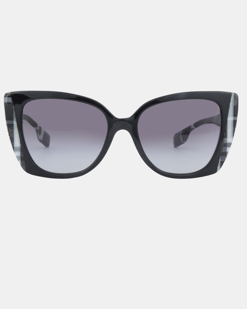 BURBERRY Meryl Grey Gradient Butterfly Ladies Sunglasses ( Arriving In Delhi ) image 0